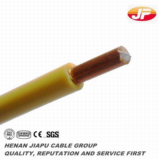  450/750V de cobre o aluminio Conductores aislados con PVC, la construcción de cable