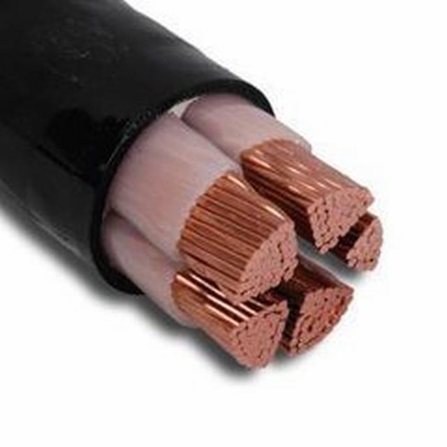  Cable conductor de cobre del cable de alimentación de PVC de 4 núcleos