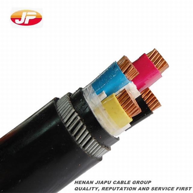  Núcleo de Cobre recubierto de PVC aislante XLPE Cable de alimentación