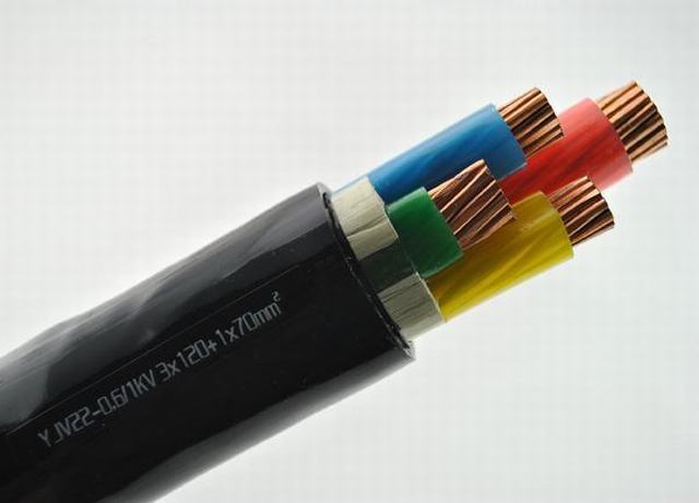  1KV XLPE de baja tensión del cable de alimentación aislado