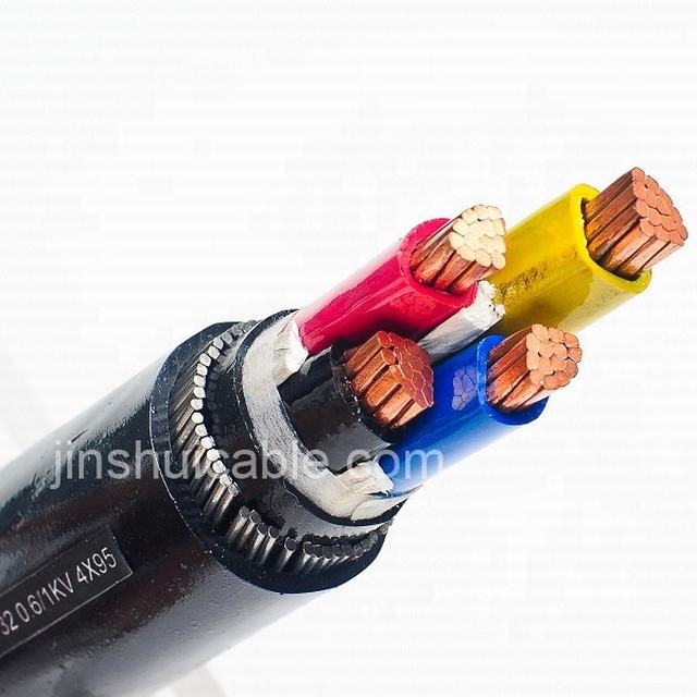  0.6/1kv 3*35mm2 Kabel-elektrisches Drahtseil Belüftung-Isolierung Belüftung-Nyy