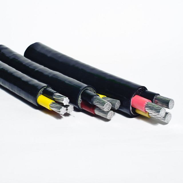  0.6/1kv 35 mm2 de 4 núcleos aislados en PVC y aluminio recubierto de un cable conductor eléctrico