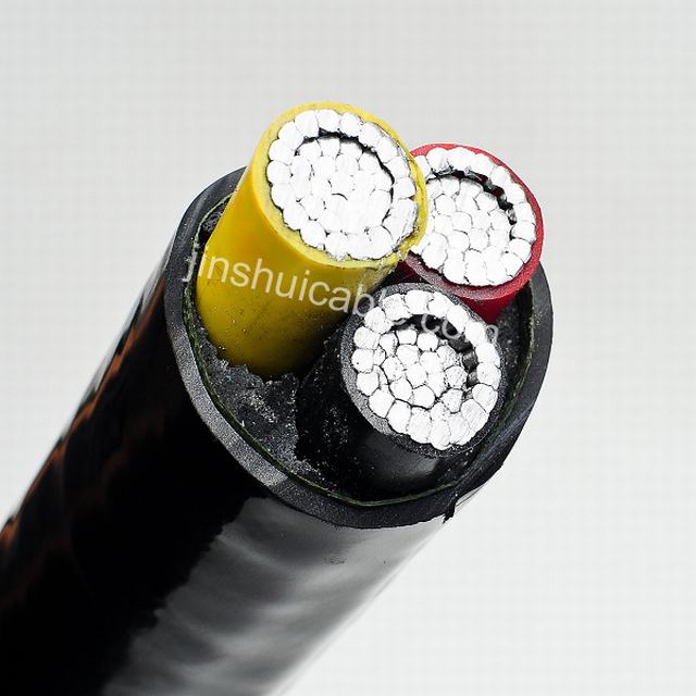  0.6/1kv de cable de PVC de conductores de aluminio