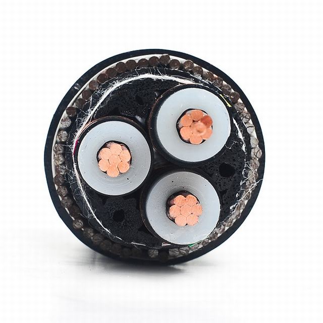  3 основных низкое напряжение короткого замыкания XLPE PE кабель питания