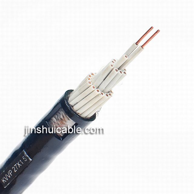  450/750V à la norme CEI isolés de PVC et gaine tissées multiconducteur blindé Câble de commande de flexible