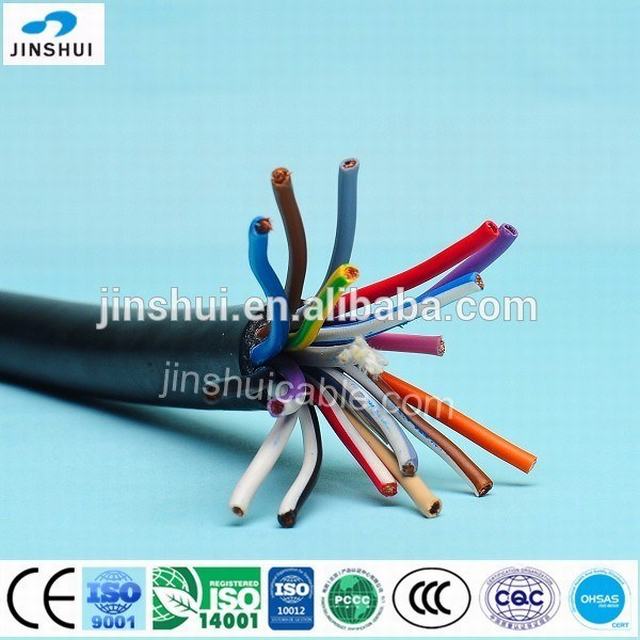  PVC Aluminio/ cobre del cable de control de fibra óptica