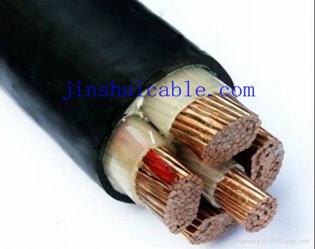  Conductor de cobre de 5 núcleos aislados con PVC, Cable de alimentación 5x16mm2