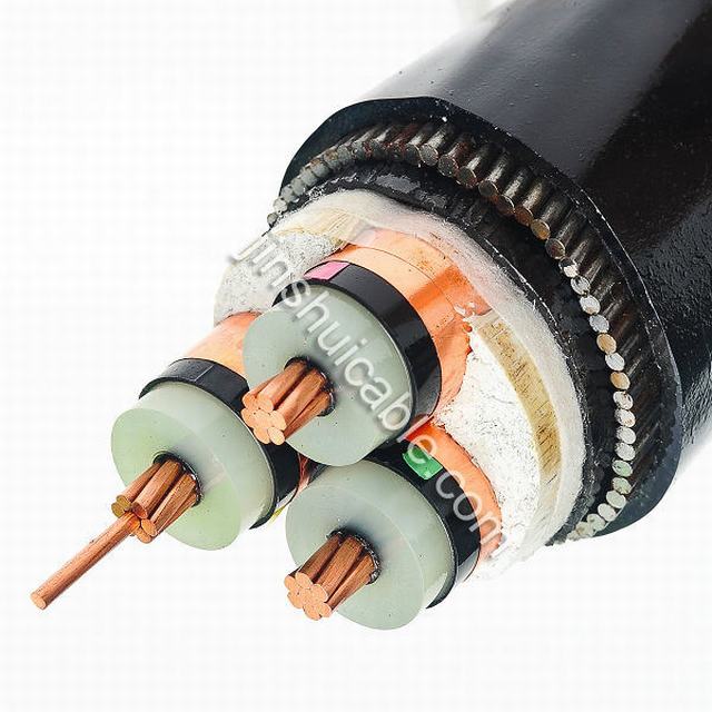 High Voltage XLPE Insulation PVC Jacket Power Cable