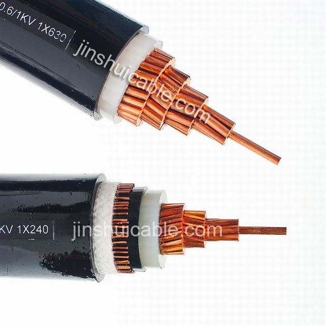  LV 0.6/1kv de cable de alimentación eléctrica Cu / XLPE/PVC