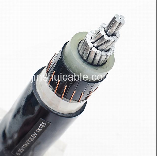  Ein Core Copper/Al/XLPE/PVC Power Cable 0.6/1kv