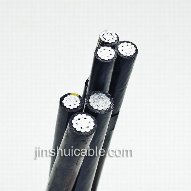  Obenliegender Aluminium ABC-Kabel-Duplex-Tropfen, Triplex Tropfen