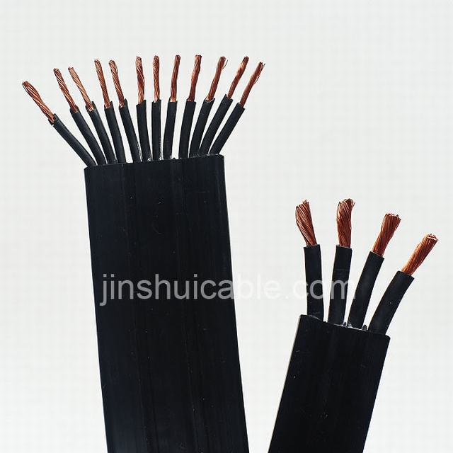 
                                 Cable sumergible Cable de la bomba / / 4 Core Cable plano de goma                            