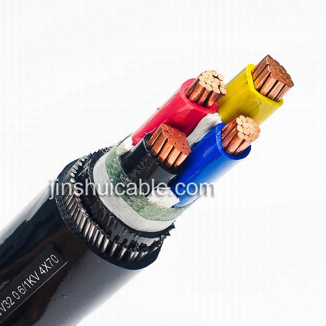 Trois Coeurs de fil de cuivre pour la construction de blindés de câble électrique