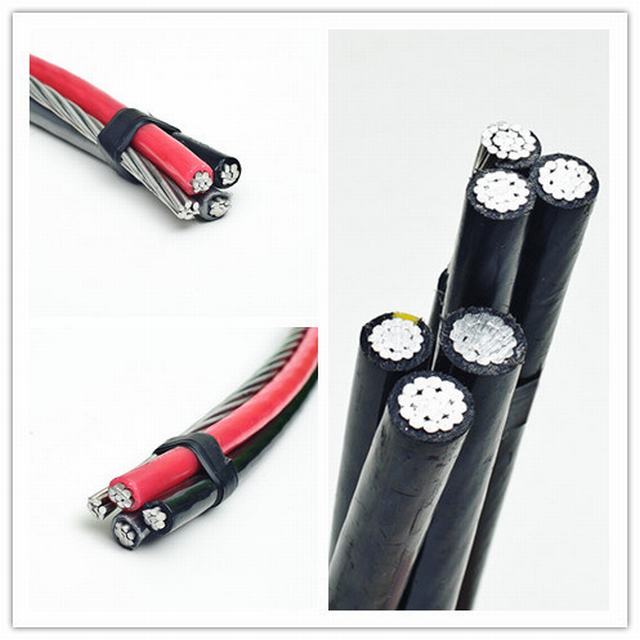  Triplex ASTM ABC Kabel, Kabel van de Bundel van de Isolatie PE/XLPE de Lucht