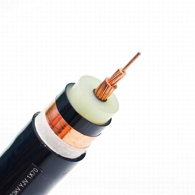  Cu/metro/XLPE SWA PVC/Cable de alimentación de alambre de acero, Cable de alimentación de cobre blindado