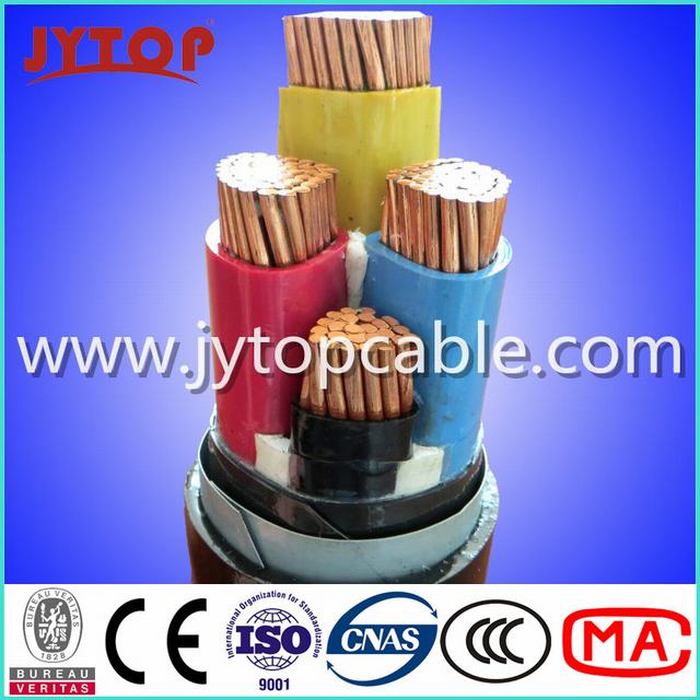 Coeurs de 4 kv 0.6/1-Câble de cuivre avec isolation PVC, blindé de bandes en acier