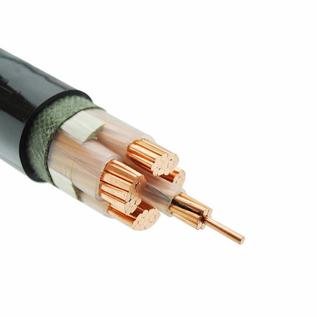  0.6/1kv de cobre o aluminio PVC Insualted Cable de alimentación eléctrica blindada