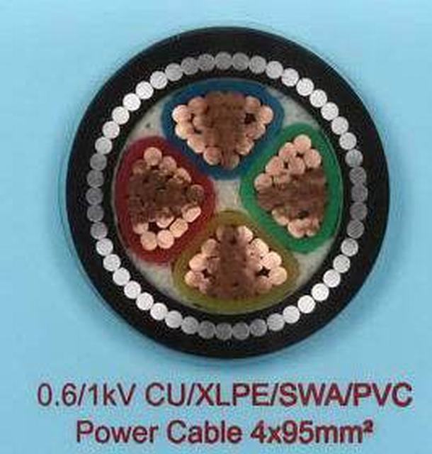  0.6/1kv LV Nyry de Elektrische Isolatie van pvc van pvc van de Kabel Gepantserde