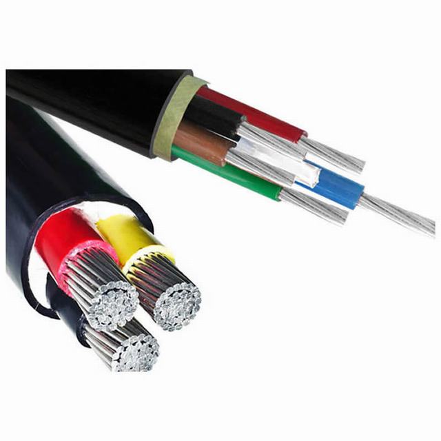 0.6/1kv Low Voltage Aluminum PVC Insulated PVC Sheath Electrical Power Cable