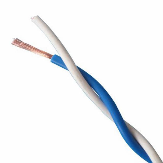  cavo di collegare elettrico Twisted gemellare isolato PVC flessibile di rame di 1.5mm Rvs