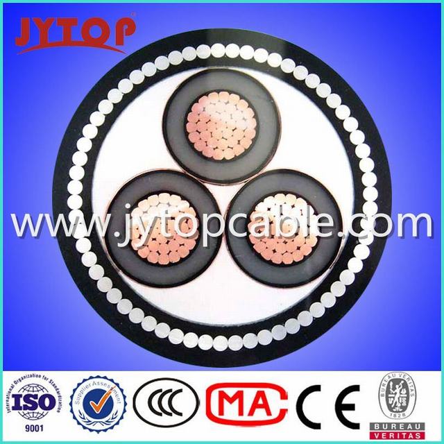 15kv Copper Cable 3X95mm with Steel Wire Armored
