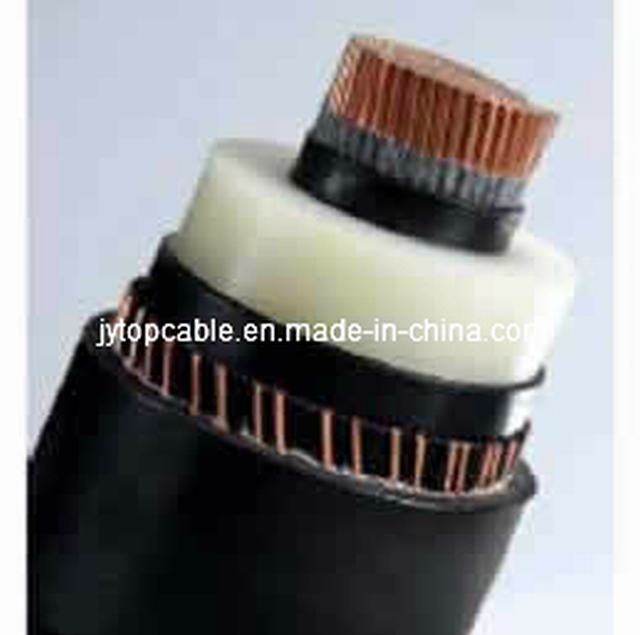  18-30kv XLPE Copper Wire Shielded Power Cable con Copper Conductor