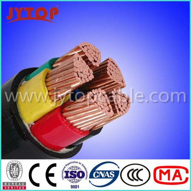  Cable de cobre de PVC de 1kv 5x70mm con armadura de alambre de acero