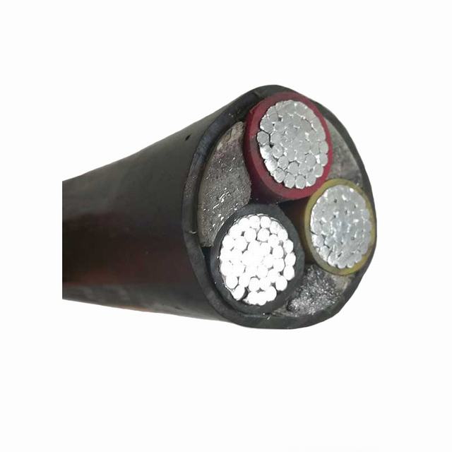  De aluminio de 3 núcleos aislados con PVC Unarmoured XLPE /cable de alimentación