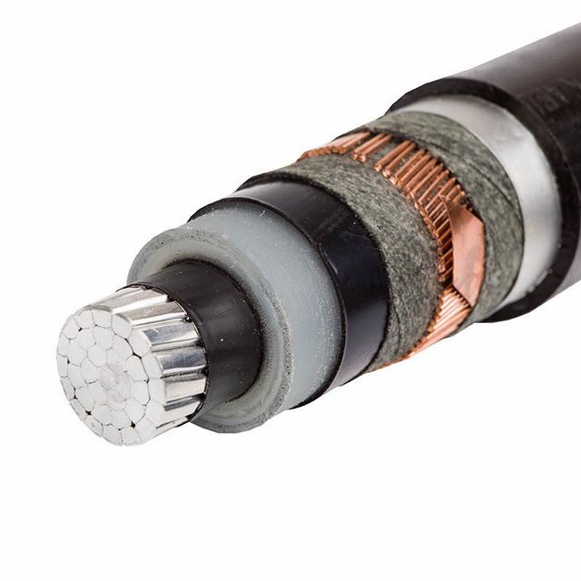  33kv 1*95mm2 único núcleo de cobre o aluminio/PVC XLPE Cable de alimentación