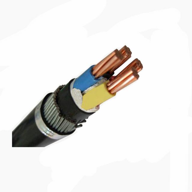  35kv de cobre o aluminio con aislamiento XLPE de 4 núcleos de los cables de alimentación
