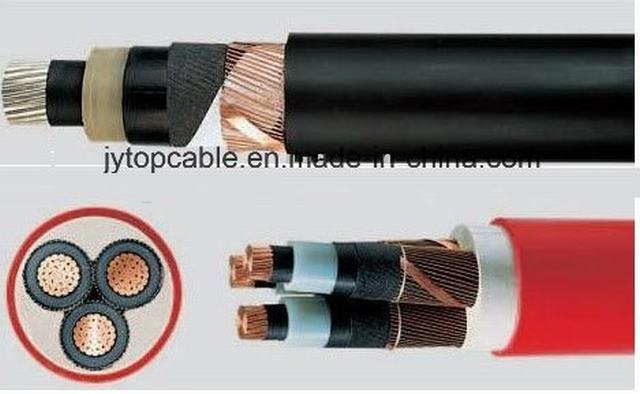 6/6kv-35kv Copper Wire Screened XLPE Power Cable 2xsy