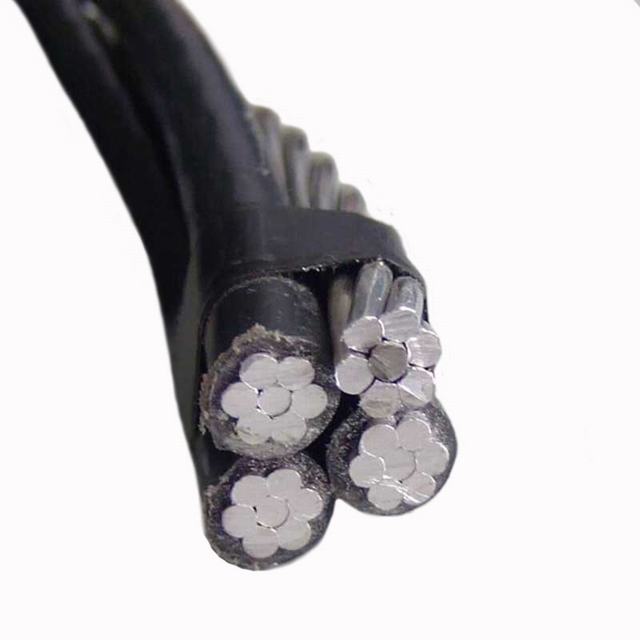 Aerial Bundled ABC AWG 1/0 2/0 3/0 4/0 Aluminum Twisted Cable