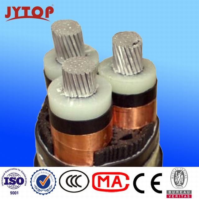  Al Conducteur câble isolé en polyéthylène réticulé Al/XLPE/Câble en PVC