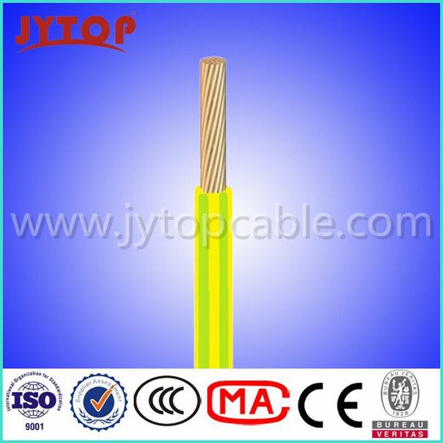  Conductor de cobre aislados con PVC, el cable eléctrico para H07V-R