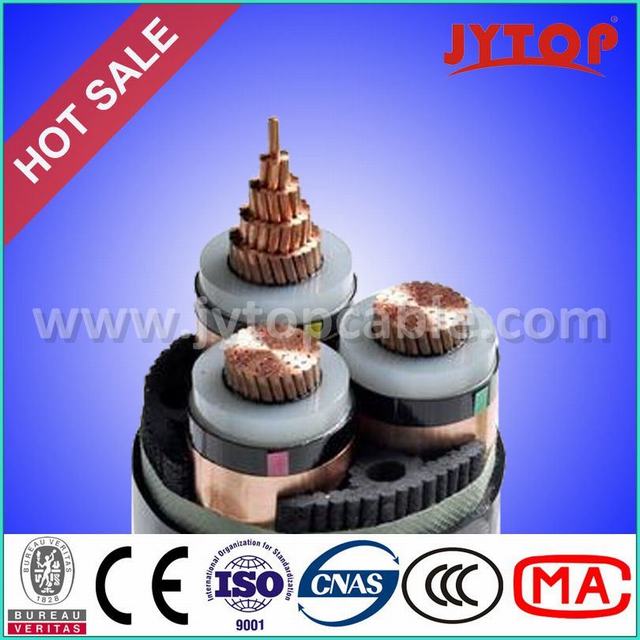  Conductor de cobre aislado XLPE Cable de alimentación de 12/20kv de tensión media