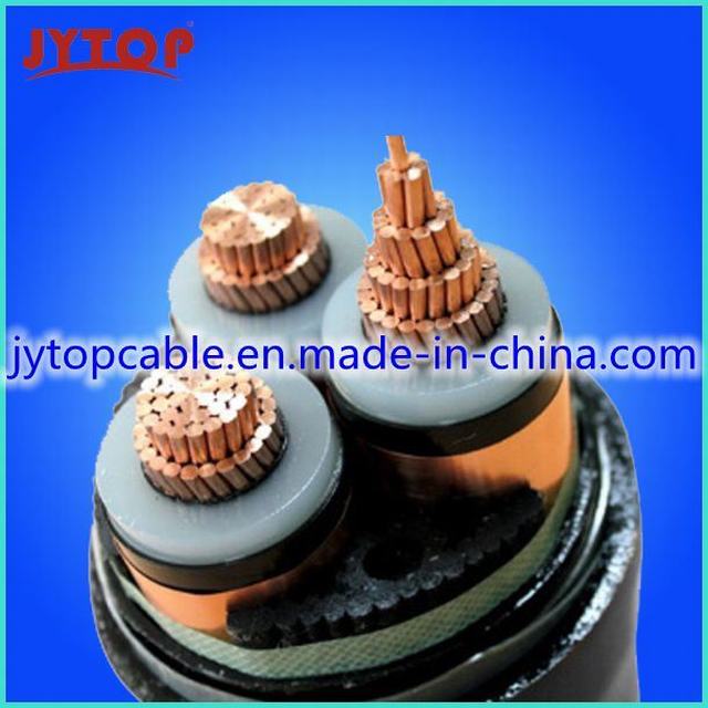  Conductor de cobre aislado XLPE Cable de alimentación con certificado ISO