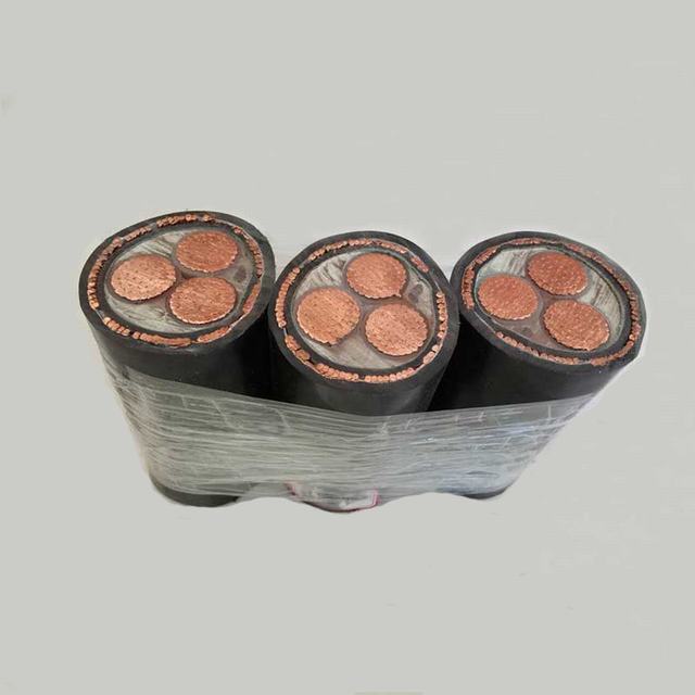  Le cuivre trois coeurs isolés de PVC Gaine en PVC Câble d'alimentation électrique