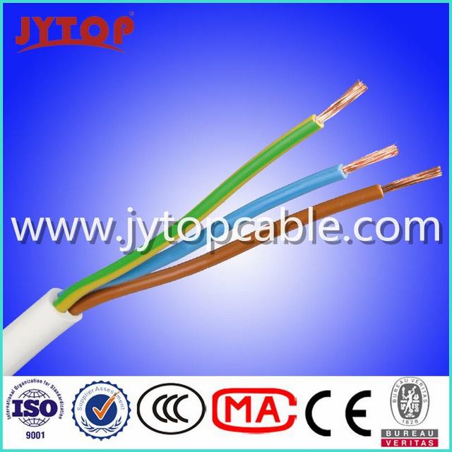  Cable de cobre de H05VV-F 3X2.5mm 3x1,5 mm BS6004