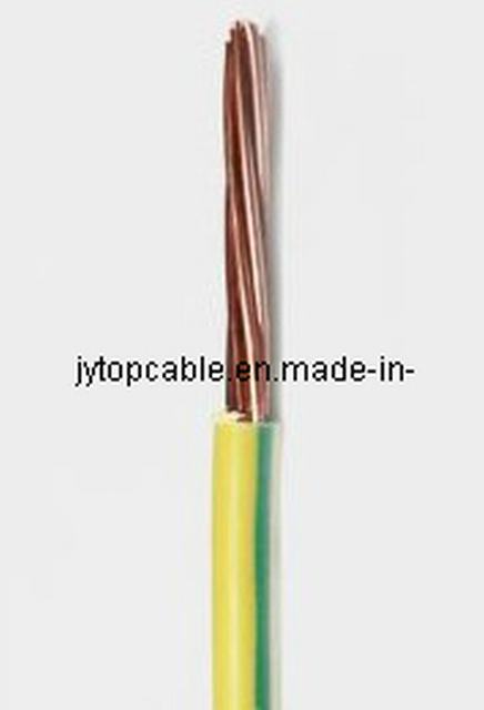  Conduttore isolato PVC giallo/verde del collegare di terra del collegare