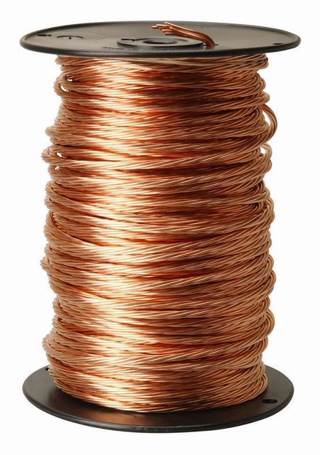  Disque électrique appelée conducteur de cuivre Le cuivre fil dénudé du câble de masse