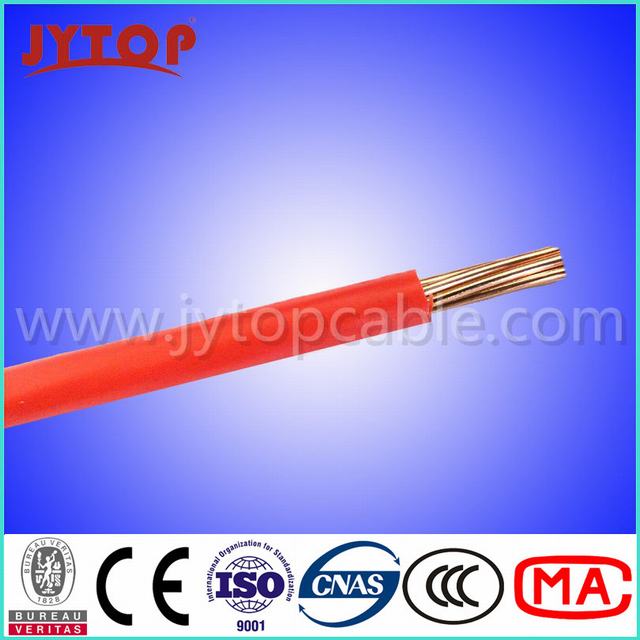  Precio de la parte inferior de la fábrica de Conductor de cobre aislados con PVC Thw cable