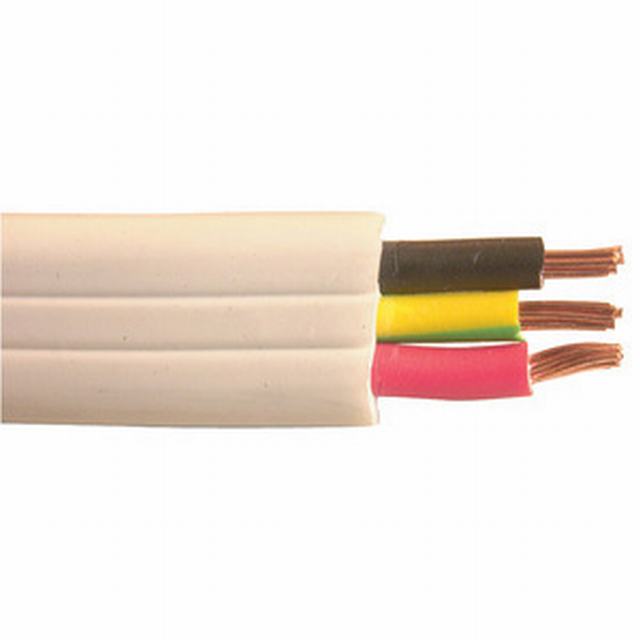 Flat TPS 3c Electric Cables for PVC Insulated and Sheath Wire to Australia Standard AS/NZS 5000.2