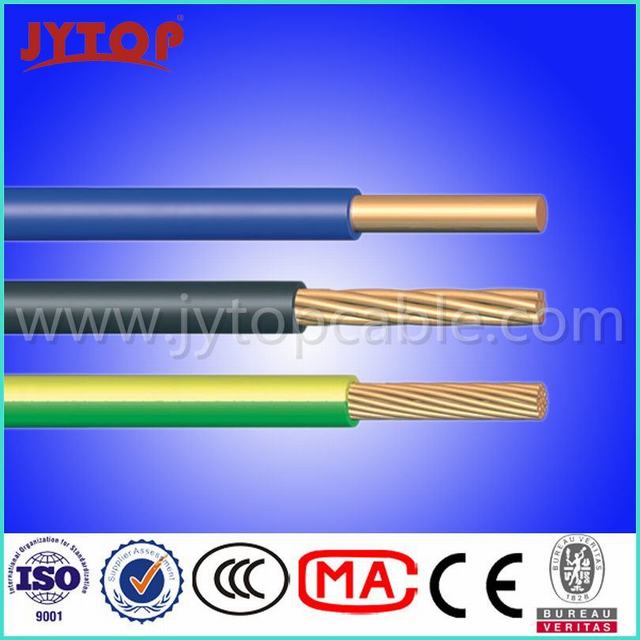  El Cable eléctrico flexible con el Conductor de cobre aislados con PVC