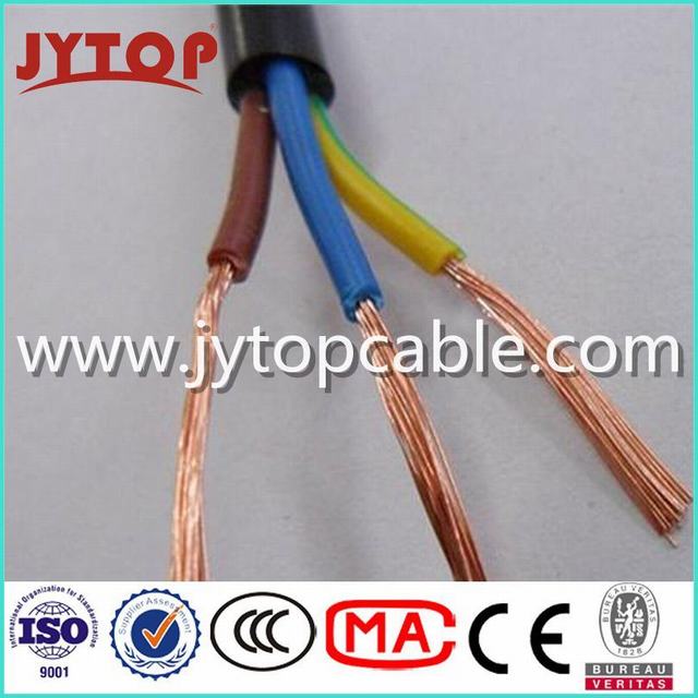 H03VV-R Copper Conductor PVC Insulated PVC Sheathed Electric Wire