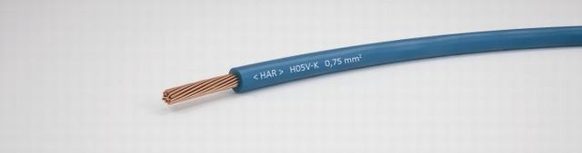  H05V-K isolado PVC Conductor com fio fino