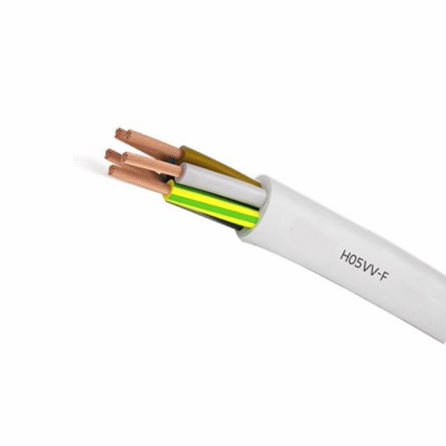  H05VV-F H03VVH2-F de cobre aislados en PVC flexible Cable eléctrico