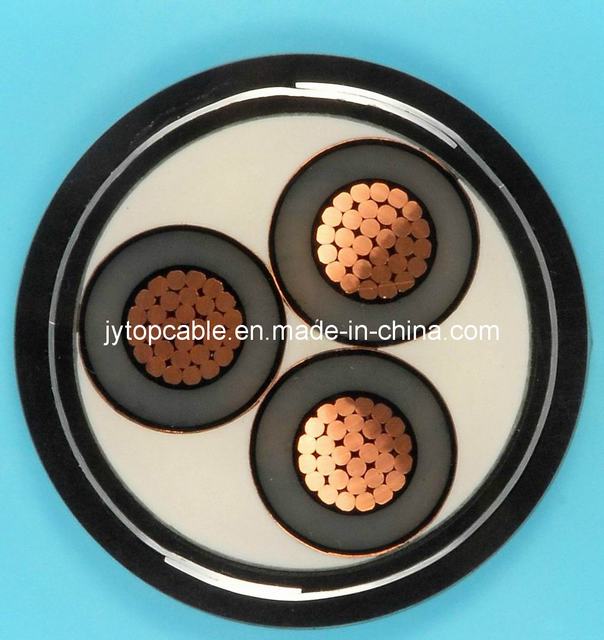 High Voltage Copper Conductor Armored Power Cable with XLPE Insulated