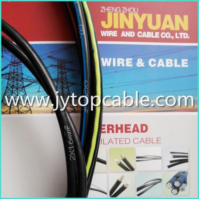  ABC de baja tensión Cable de 4x25mm, paquete de Fabricante de cable de antena