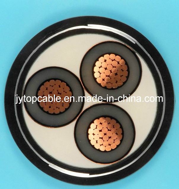 Middle Voltage 18/30 (33) Kv Copper Conductor XLPE Insulated Steel Tape Armored Cable