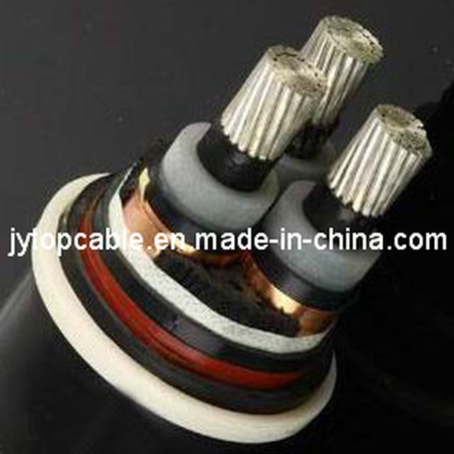  Mittleres Voltage 20kv Aluminum Conductor XLPE Insulated Power Cable